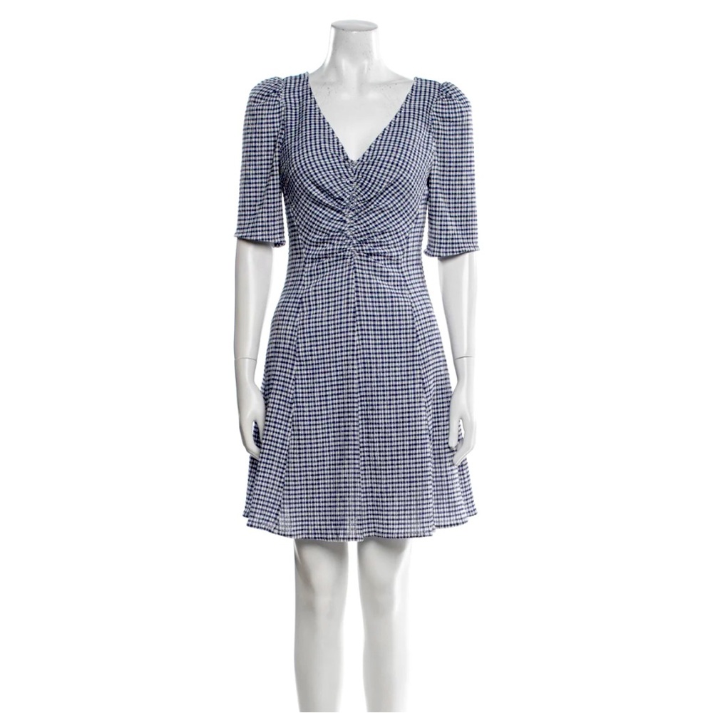 Gingham STAUD Mini Dress